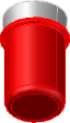 Brannalarmanlegg alarmlampe brann blink-roterende AutoCAD 3D
